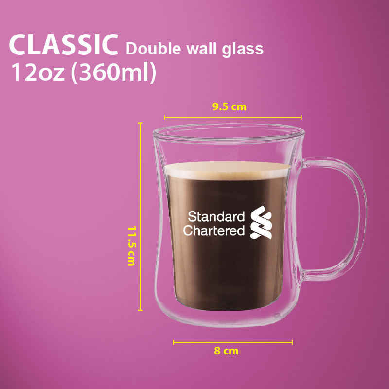 CLASSIC DOUBLE WALL GLASS MyMug Malaysia