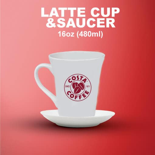 Latte Cup and Saucer MyMug Malaysia